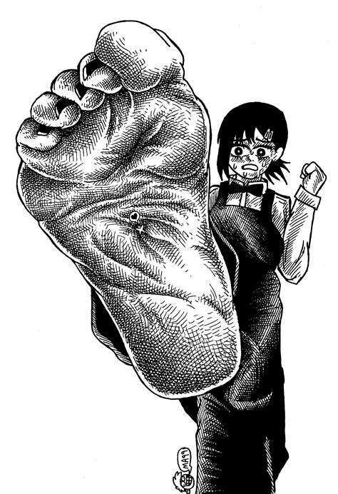 power chainsaw man feet|Power Crushes Kobeni (Barefoot) by GeaGts on DeviantArt